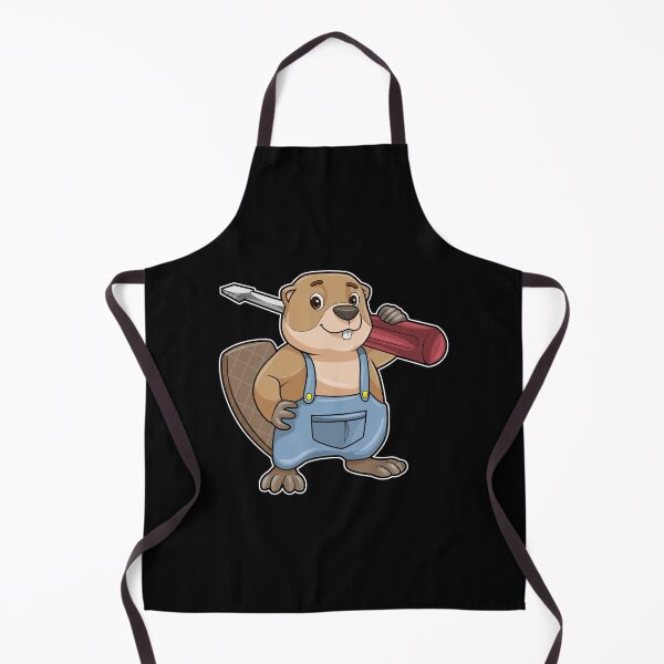 Item preview, Beaver as Craftsman with Slotted screwdriver designed and sold by Snabdesign84.
