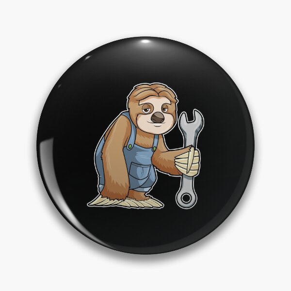Item preview, Sloth Mechanic Wrench Workshop designed and sold by Snabdesign84.