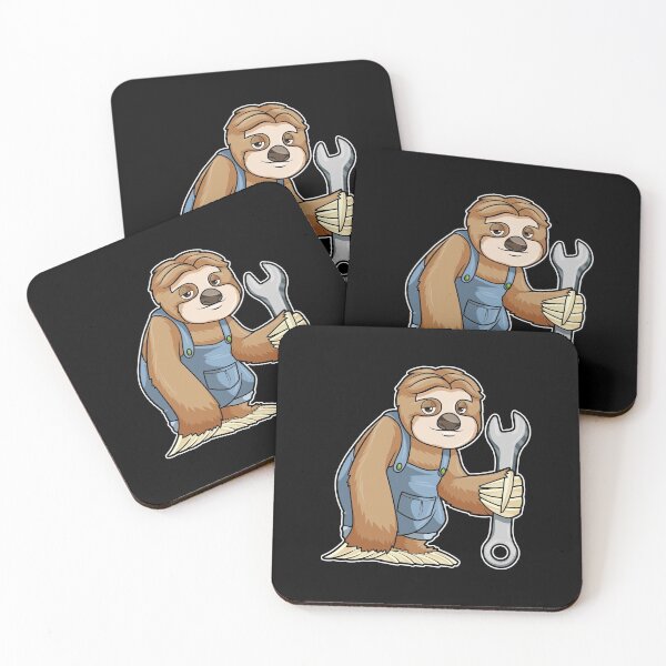 Item preview, Sloth Mechanic Wrench Workshop designed and sold by Snabdesign84.