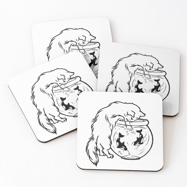 Item preview, Two Lost Whales and Cat designed and sold by Nico Del G.