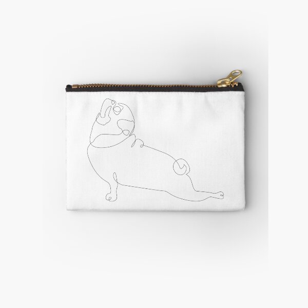 Item preview, One Line Pug Upward Facing Dog designed and sold by Huebucket.