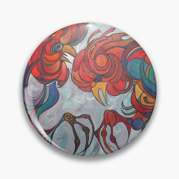 Item preview, Colorful Farmyard Roosters designed and sold by taiche.