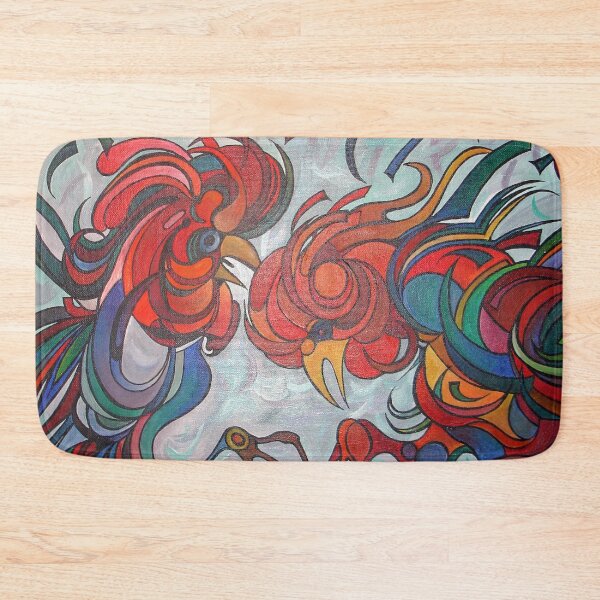 Item preview, Colorful Farmyard Roosters designed and sold by taiche.