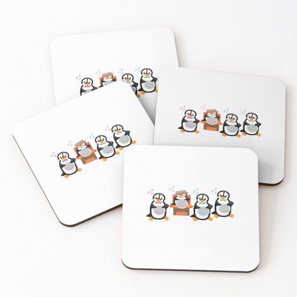 Item preview, Barbershop Quartet Penguins designed and sold by jerankin.