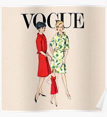 Vintage Patterns 3 Poster