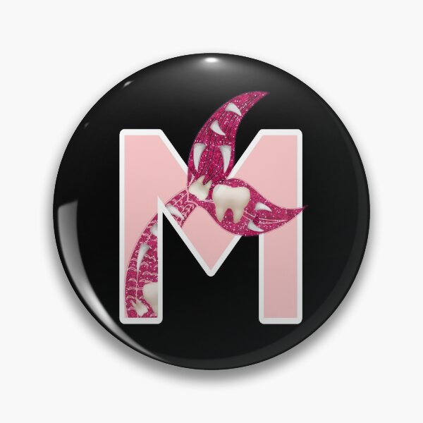 Item preview, m is for mermaid. teeth.  letter M designed and sold by doctors-apparel.