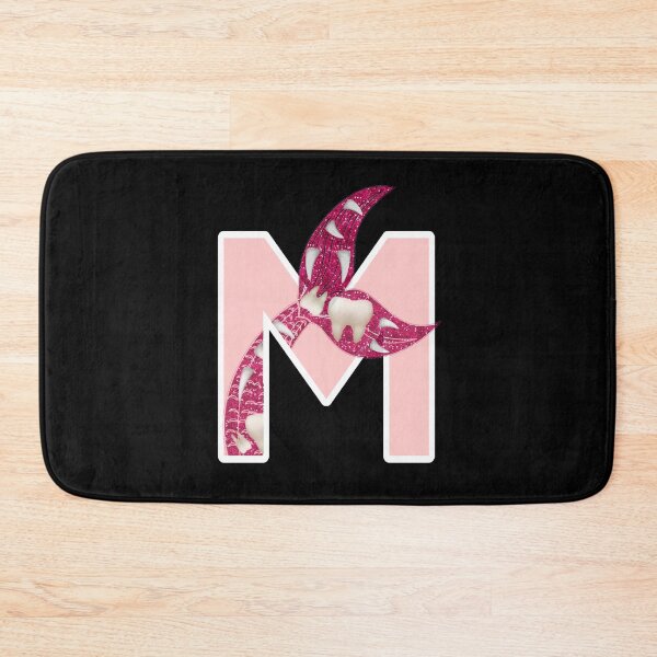 Item preview, m is for mermaid. teeth.  letter M designed and sold by doctors-apparel.