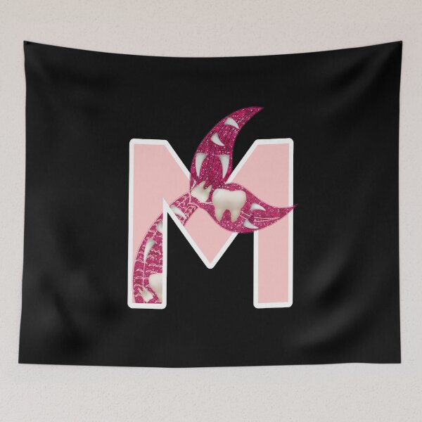 Item preview, m is for mermaid. teeth.  letter M designed and sold by doctors-apparel.