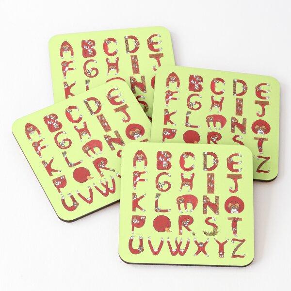 Item preview, Sloth alphabet designed and sold by oktondiallatok.