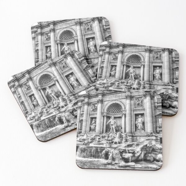 Item preview, Trevi Fountain, Black And White designed and sold by Paul Thompson Photography.