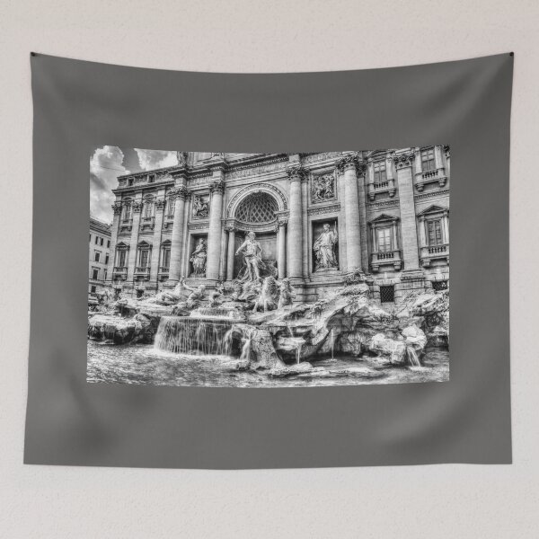 Item preview, Trevi Fountain, Black And White designed and sold by Paul Thompson Photography.