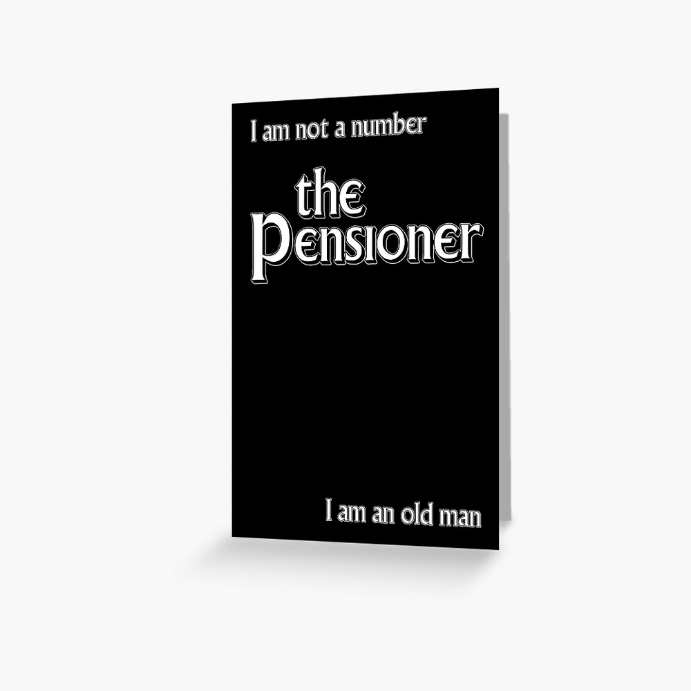 "The Pensioner" Greeting Card by jefph | Redbubble