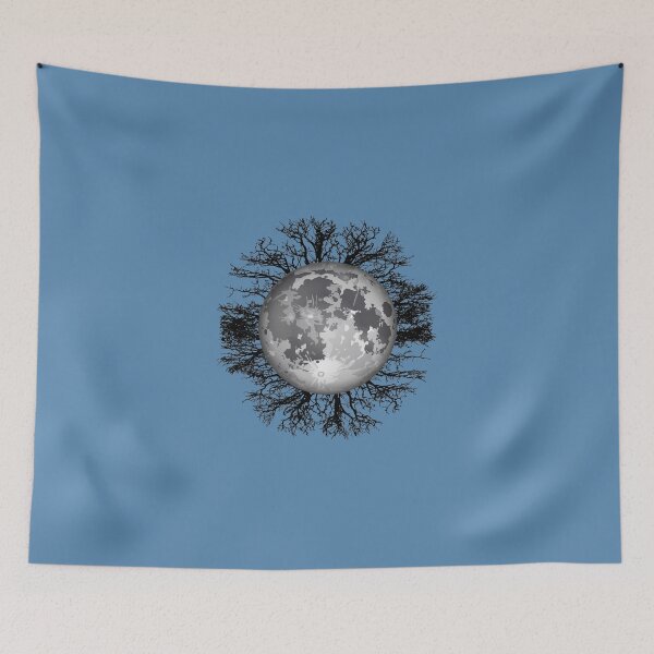 Item preview, Full moon trees art design ! designed and sold by Byoudesigns.