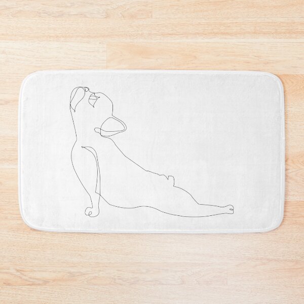 Item preview, One Line French Bulldog Upward Facing Dog designed and sold by Huebucket.