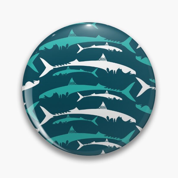 Item preview, Blue Sardine Pattern designed and sold by lanolga.