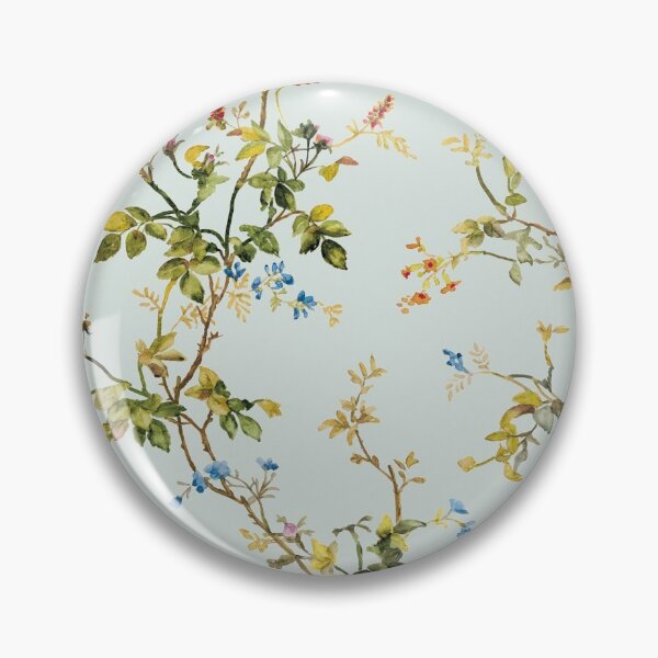 Item preview, Water Floral Leaves Pattern_Mint designed and sold by MirabellStories.