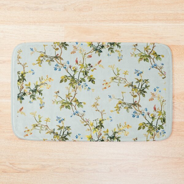 Item preview, Water Floral Leaves Pattern_Mint designed and sold by MirabellStories.
