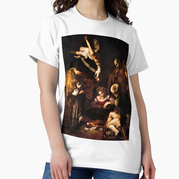 Item preview, Michelangelo Merisi da Caravaggio "Nativity with St. Francis and St. Lawrence" designed and sold by Alexandra Dahl.