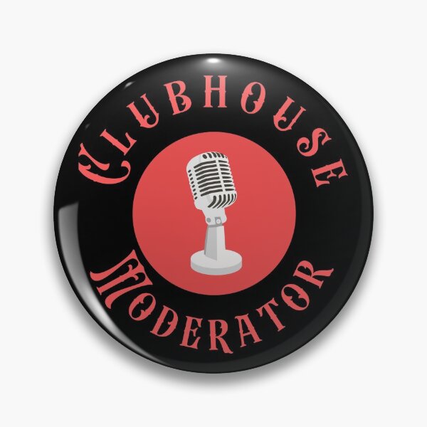 Item preview, Clubhouse Moderator Fun Social Mic Icon Audio Vintage designed and sold by ecdato.