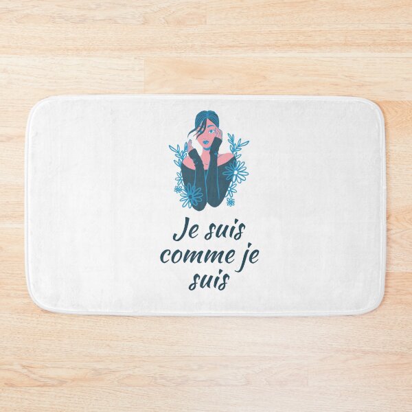 Item preview, I am what I am - popular french quotes theme gifts (in white)  designed and sold by RebelliousRosee.