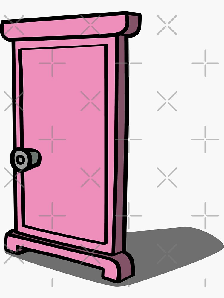 "Magic Door from famous manga" Sticker for Sale by PauRicart Redbubble