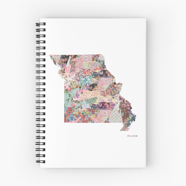 Item preview, Missouri map designed and sold by FlowersMaps.