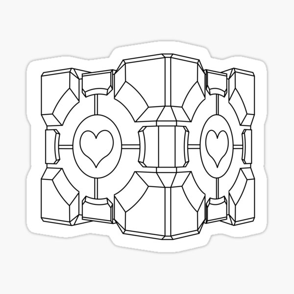 Item preview, Portal companion v2 black designed and sold by JohnPeace.