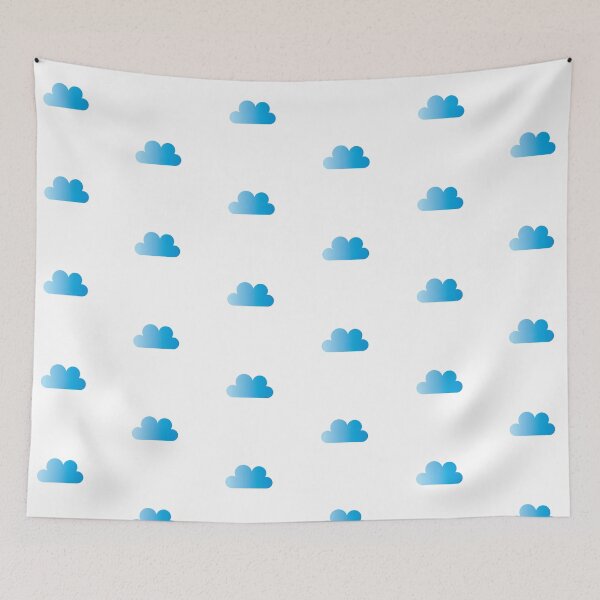 Item preview, Simple and cute cartoon cloud print designed and sold by MariiaCreation.