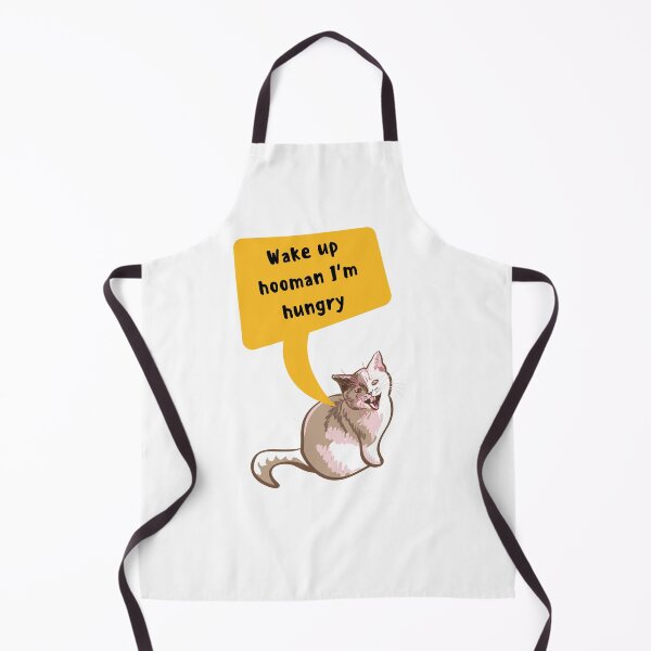 Item preview, Wake up hooman I'm hungry designed and sold by PawPixShop.