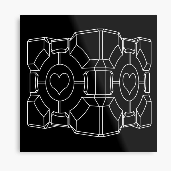 Weighted Companion Cube Meat Pin for Sale by Valla-Chan