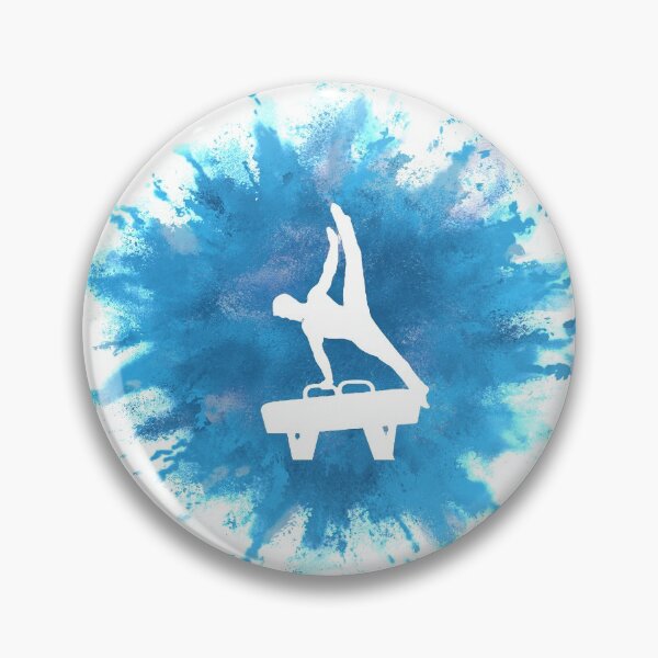 Item preview, Mens Gymnastics Explosion Blue designed and sold by Flexiblepeople.