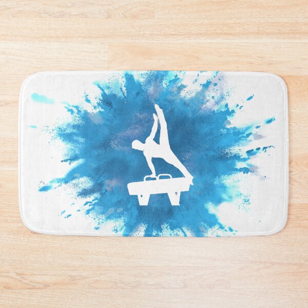 Item preview, Mens Gymnastics Explosion Blue designed and sold by Flexiblepeople.