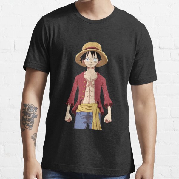 Luffy One Piece Manga Design Essential T Shirt T Shirt For Sale By Animeonline 