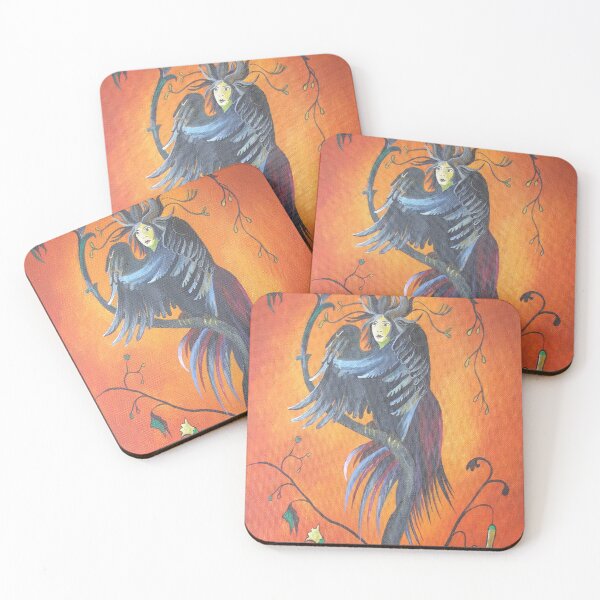 Item preview, Gamayun Half Woman Half Raven Prophetic Creature designed and sold by taiche.