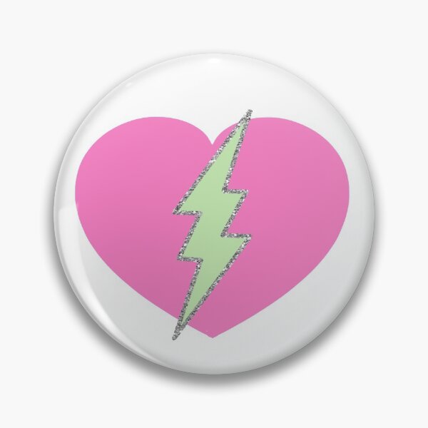 Item preview, Lightning glitter heart designed and sold by lildesignss.