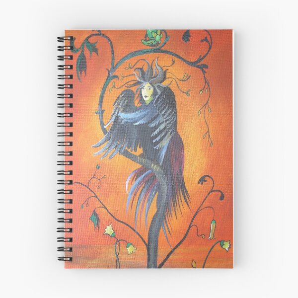 Item preview, Gamayun Half Woman Half Raven Prophetic Creature designed and sold by taiche.