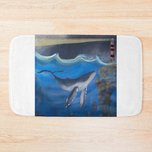 Item preview, Whale and lighthouse  designed and sold by RainbowStudio.