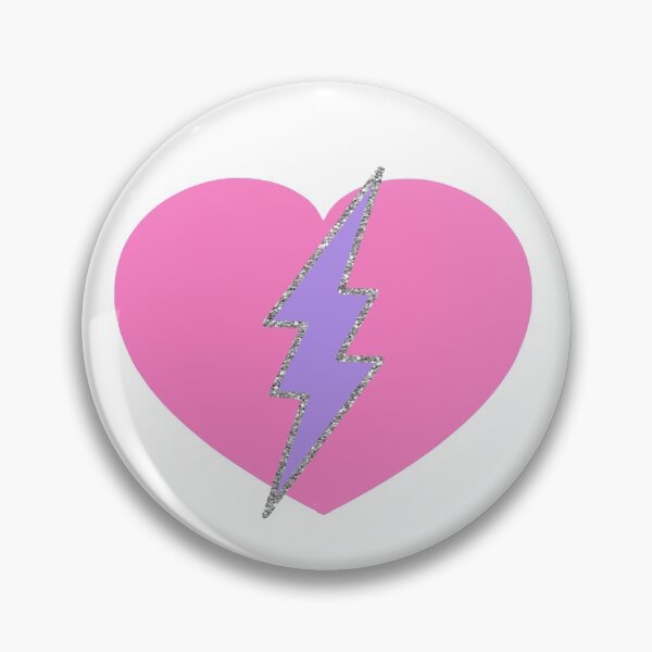 Item preview, Lightning glitter heart designed and sold by lildesignss.
