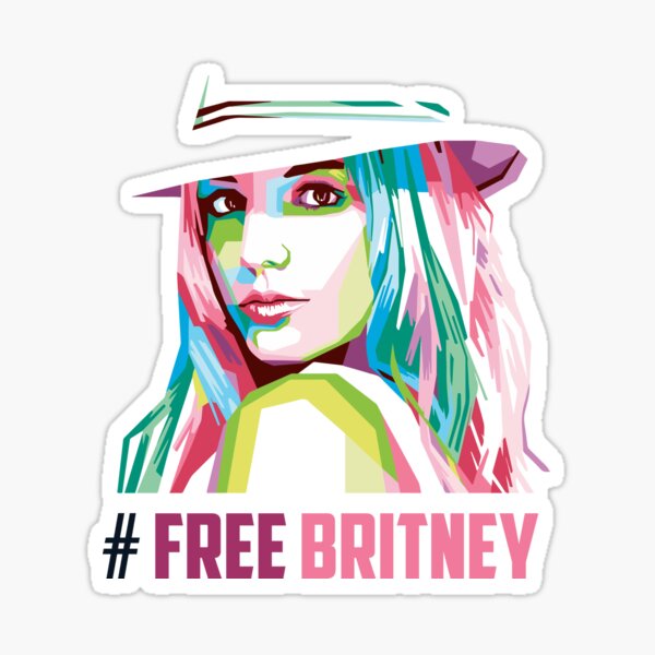 Free Britney - Free Britney Support - Britney Fans Army Sticker