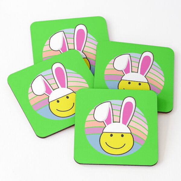Item preview, Smiley face bunny Easter spring design designed and sold by Ollie P.  Leo.