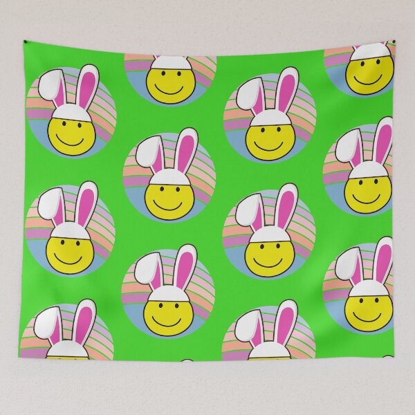 Item preview, Smiley face bunny Easter spring design designed and sold by Ollie P.  Leo.