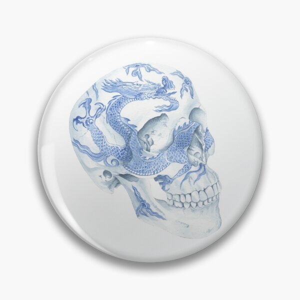 Item preview, Bone China Dragon Skulll designed and sold by Theodora Gould.