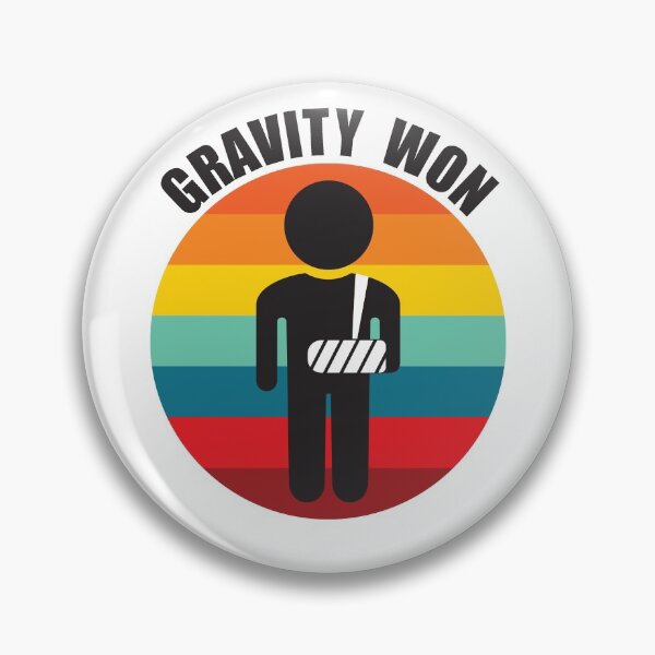 Item preview, Gravity Won - gift for someone with a broken arm designed and sold by RoguePixel.