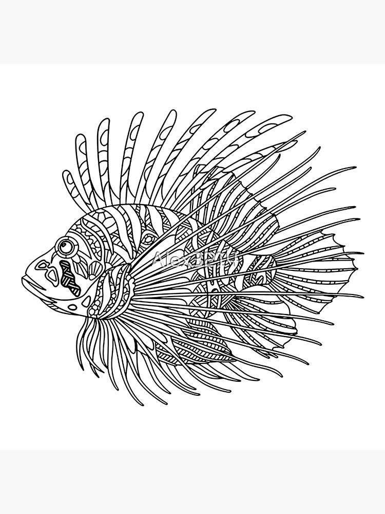 Aesthetc Lionfish - Diamond Paintings 