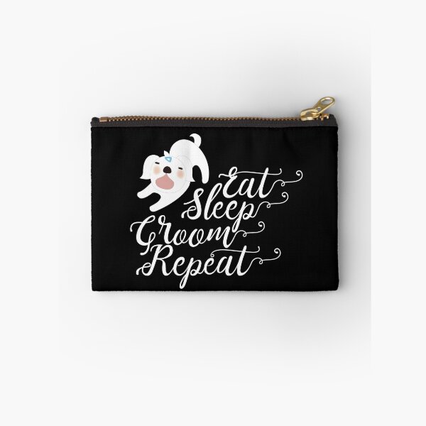 Item preview, Dog Grooming Eat Sleep Groom Repeat designed and sold by AmethystMurad.