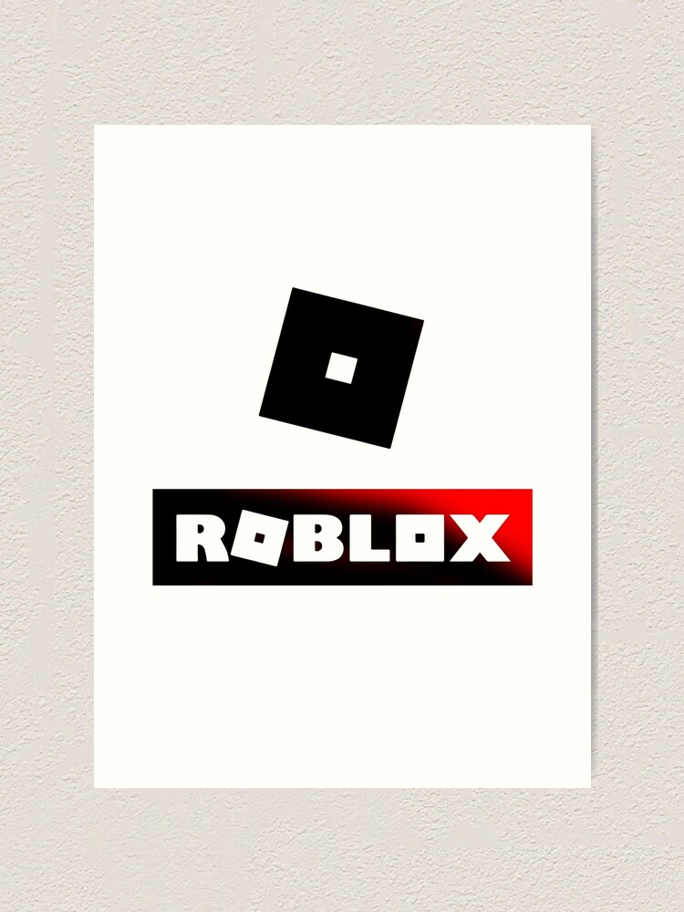 Roblox T Shirt Black And Red Edition Art Print By Sandgart Redbubble - black roblox shirt texture