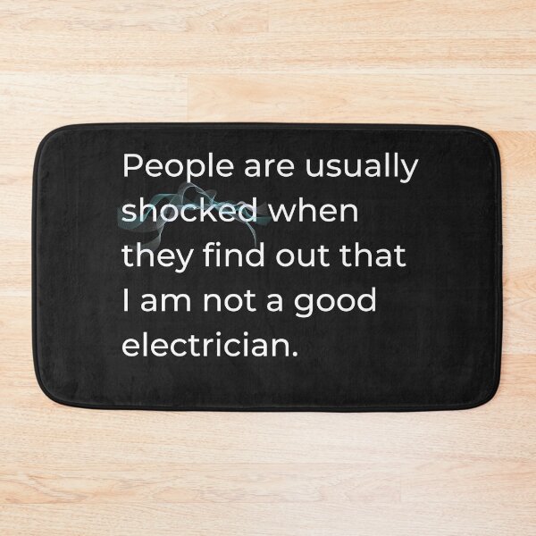 Item preview, Electricians - Electrician Puns designed and sold by BaldingSnail.