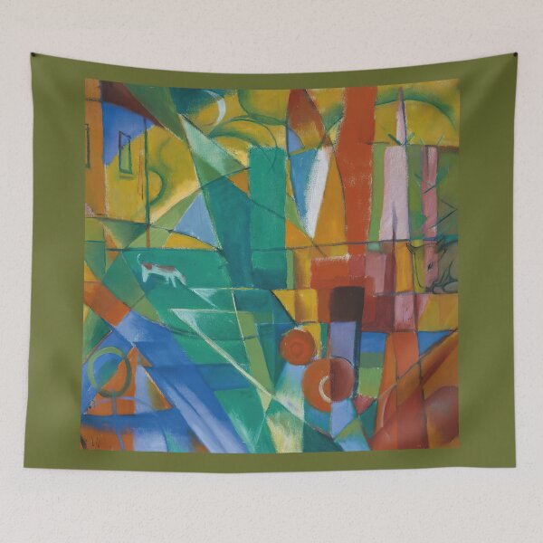 Item preview, Landschaft mit Haus Hund und Rind designed and sold by neteor.