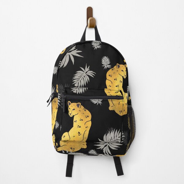 Item preview, Jellow Jaguar and palm leaves designed and sold by Solaris-11.