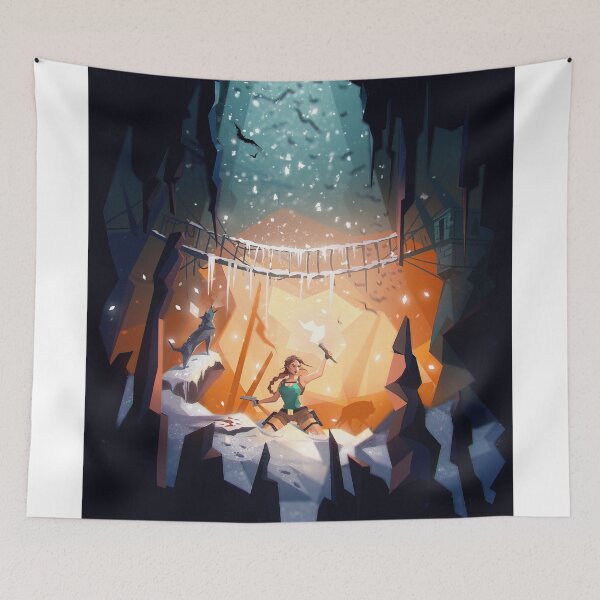 Item preview, Caves - Tomb Raider Fanart | Art by Eliott Sontot designed and sold by Eliott Sontot.
